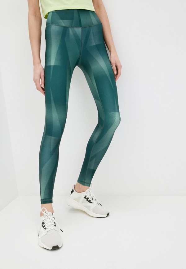 

Леггинсы Reebok, Зеленый, SR LUX HR 2.0 AOP TIGHT