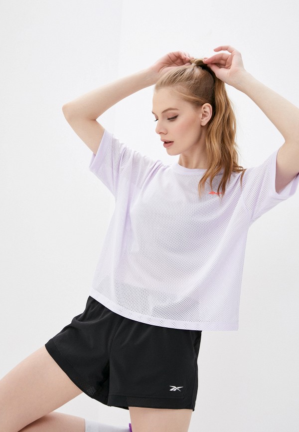 

Футболка спортивная Reebok, Фиолетовый, MYT MESH TEE