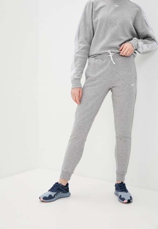 

Брюки спортивные Reebok, Серый, TE LINEAR LOGO FT PANT