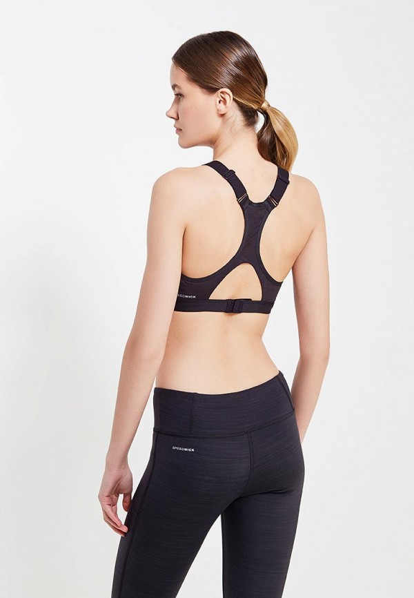 Топ спортивный Reebok черный BJ9701 RE160EWQJU18