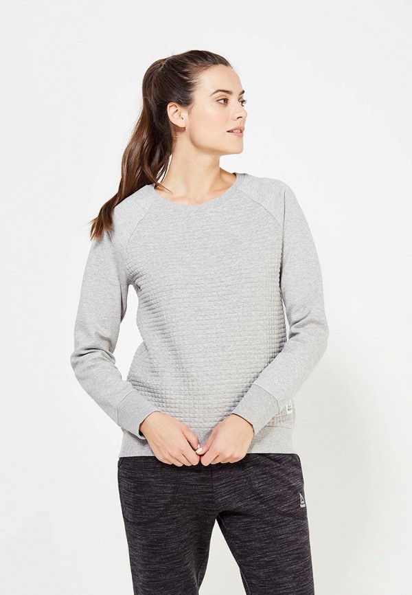 

Свитшот Reebok, Reebok RE160EWUXP32, Серый