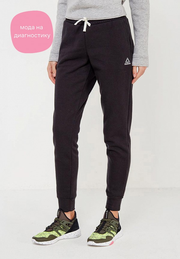 

Брюки спортивные Reebok, Черный, EL FL C PNT