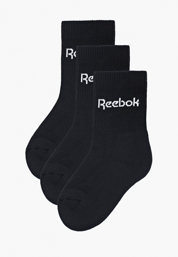 

Носки 3 пары Reebok, Черный, Kids Crew 3x2