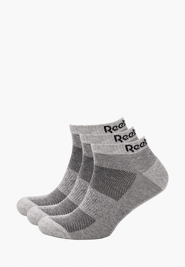 

Носки 3 пары Reebok, Серый, TE LOW CUT SOCK 3P