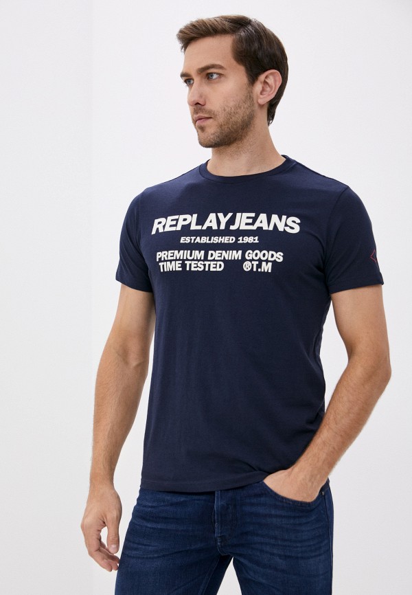 

Футболка Replay, Синий