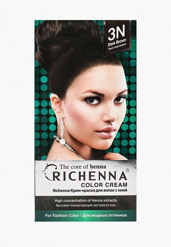 

Краска для волос Richenna, с хной № 3N Dark Brown