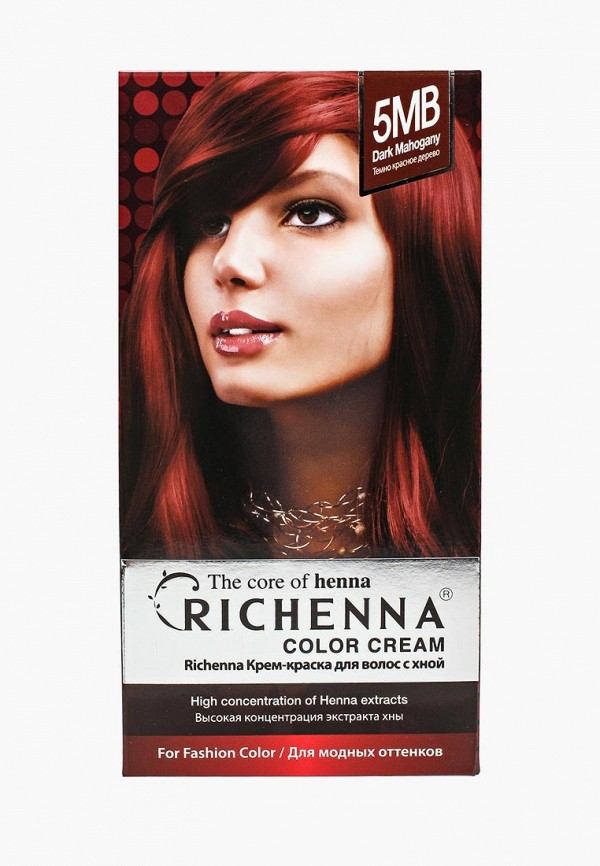 

Краска для волос Richenna, с хной № 5MB Dark Mahogany