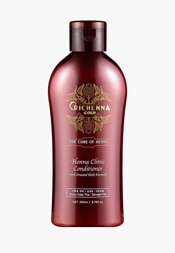 

Кондиционер для волос Richenna, Прозрачный, GOLD, с хной и комплексом восточных трав, 200 мл