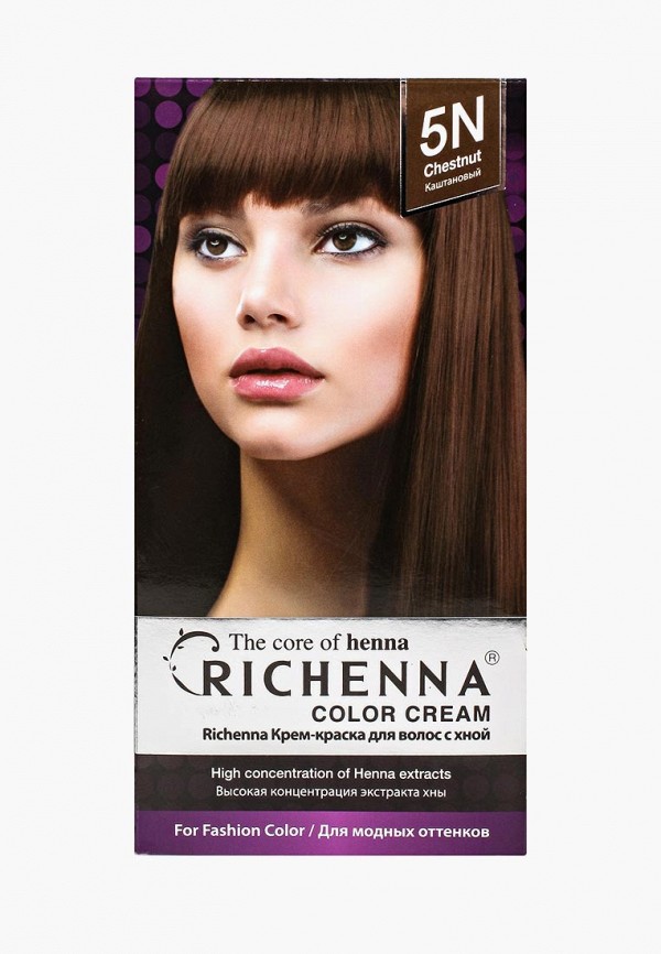 

Краска для волос Richenna, с хной № 5N Chestnut