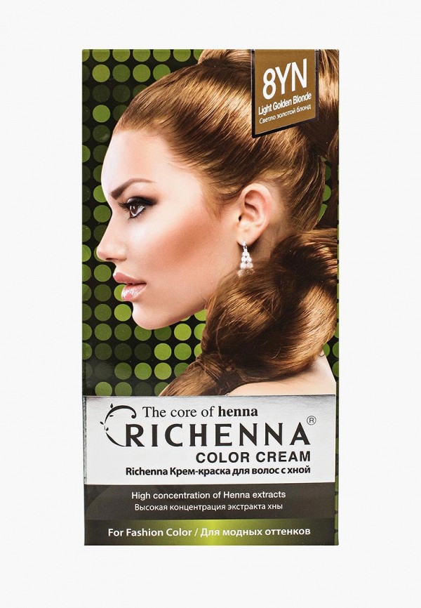 

Краска для волос Richenna, с хной № 8YN Light Golden Blonde