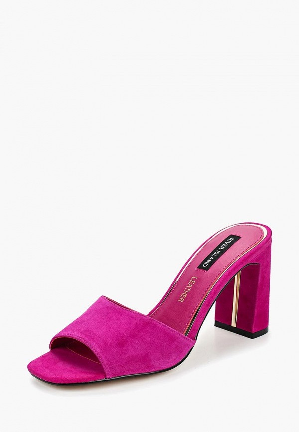

Сабо River Island, River Island RI004AWETZX0, Розовый