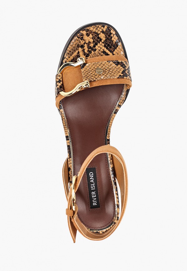 

Босоножки River Island, Коричневый, River Island RI004AWFFKK1