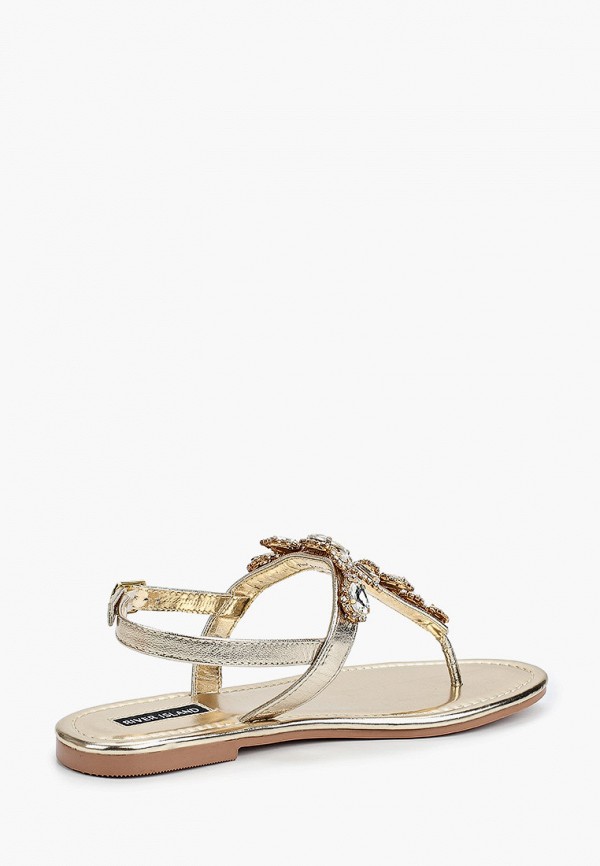 

Сандалии River Island, Золотой, River Island RI004AWIJTE5