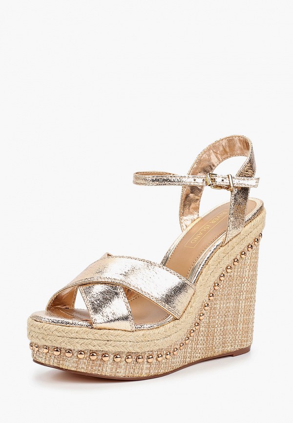 

Босоножки River Island, Золотой, River Island RI004AWIJTF1