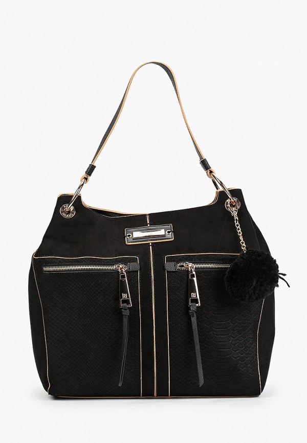 

Сумка River Island, Черный, сумка с брелоком