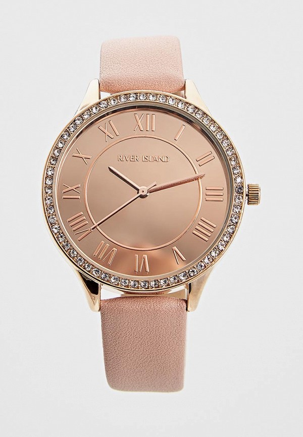

Часы River Island, Розовый, River Island RI004DWCZSB0