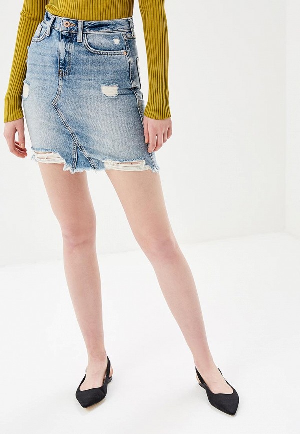 

Юбка джинсовая River Island, Синий