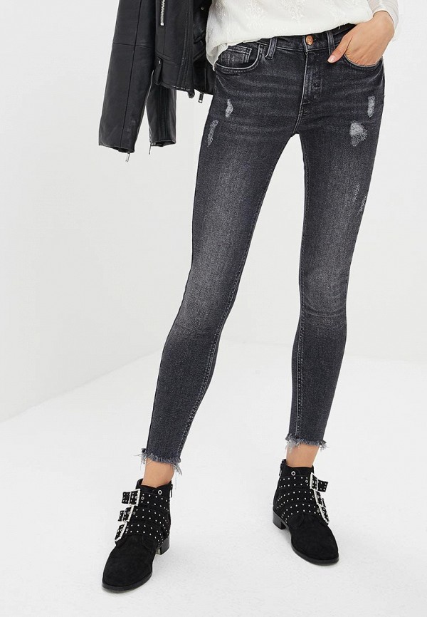 

Джинсы River Island, River Island RI004EWCIHZ4, Серый