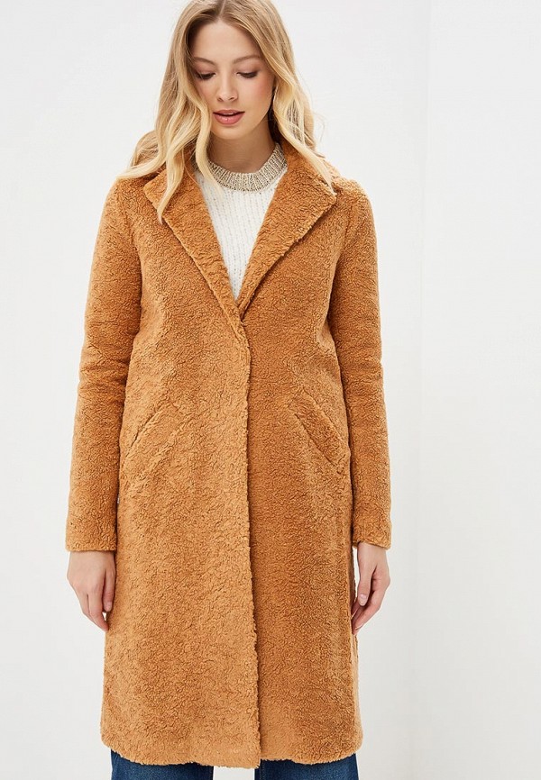 

Шуба River Island, Коричневый, River Island RI004EWCQHO1