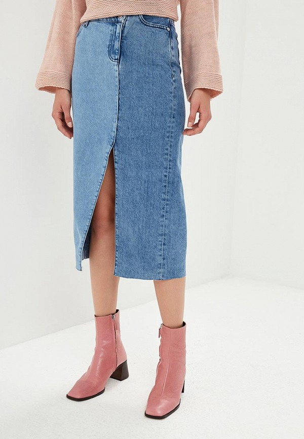 

Юбка джинсовая River Island, Голубой