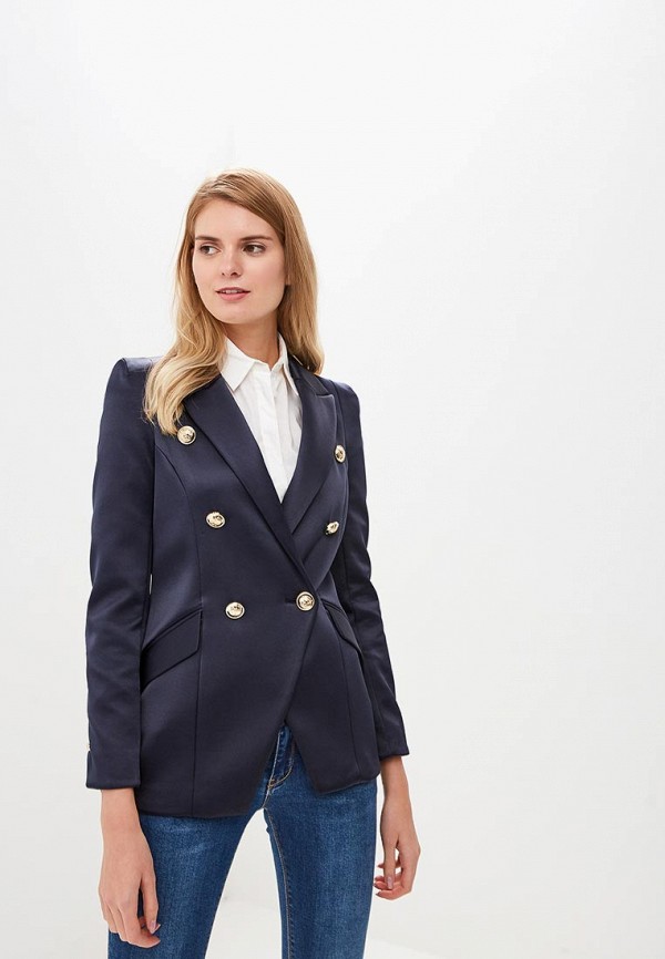 

Пиджак River Island, River Island RI004EWCVAD5, Синий