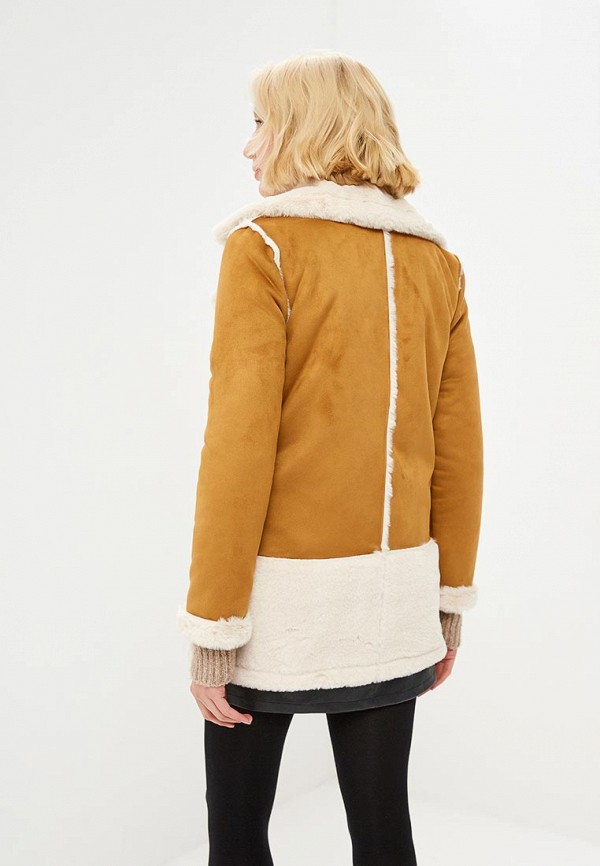 

Дубленка River Island, River Island RI004EWCXQY9, Коричневый