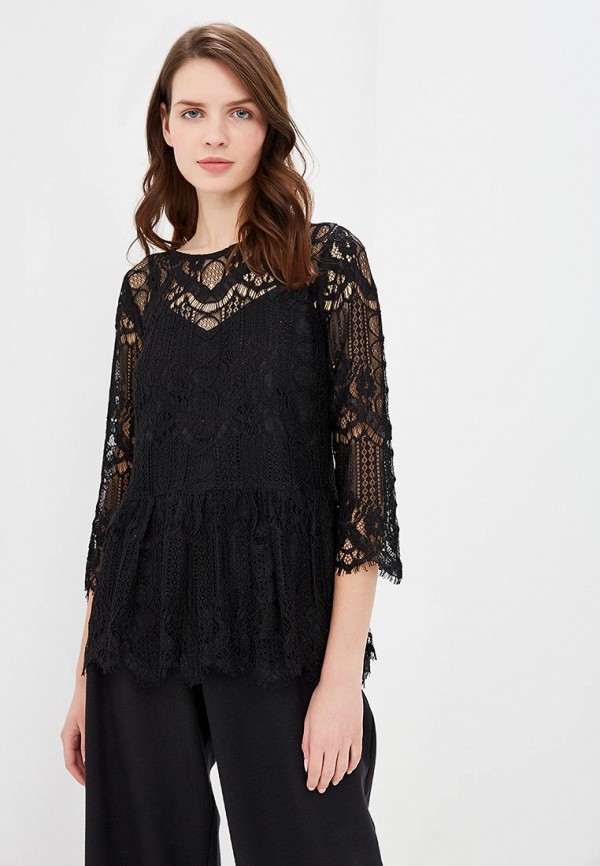 

Блуза River Island; River Island RI004EWDEQE8, Черный
