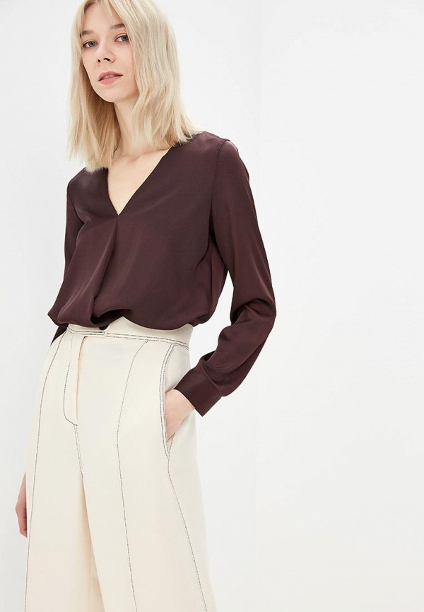 

Блуза River Island, River Island RI004EWDGMR7, Коричневый