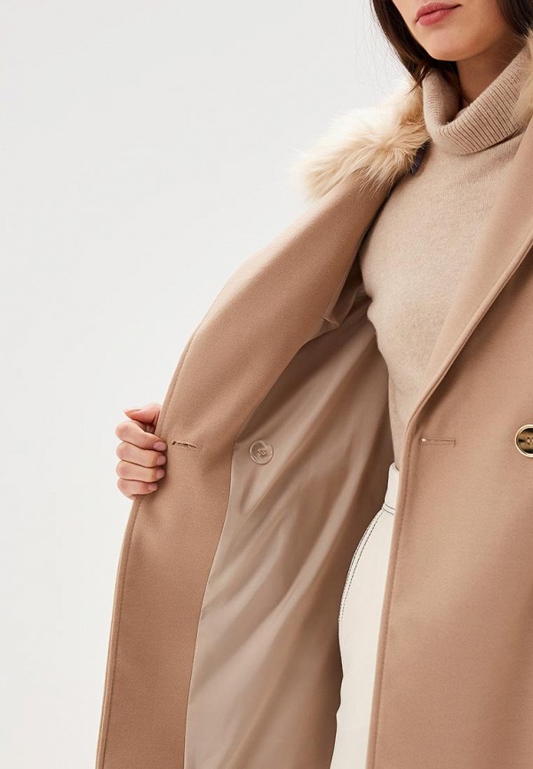 

Пальто River Island, River Island RI004EWDGMS9, Бежевый