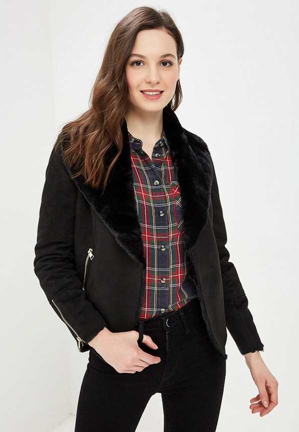 

Дубленка River Island, Черный