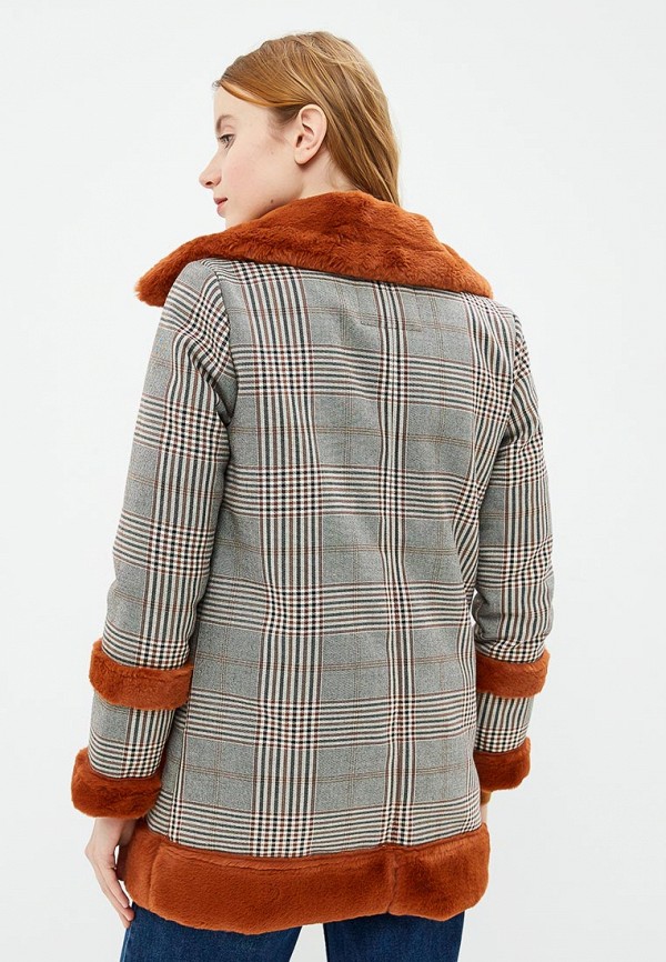 

Дубленка River Island, Серый, River Island RI004EWDRVO4