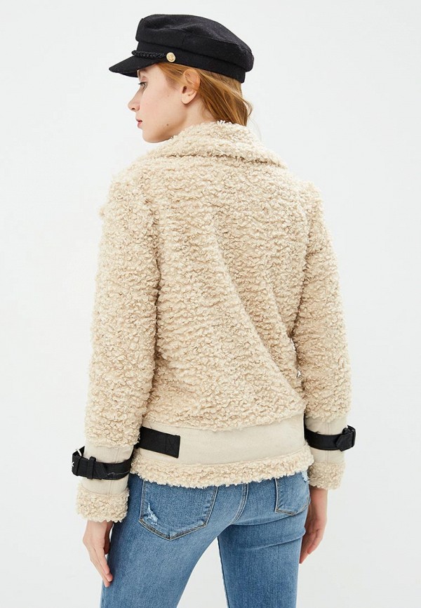 

Дубленка River Island; River Island RI004EWDUNF1, Бежевый