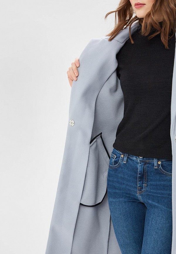 

Пальто River Island; River Island RI004EWDZWX5, Голубой