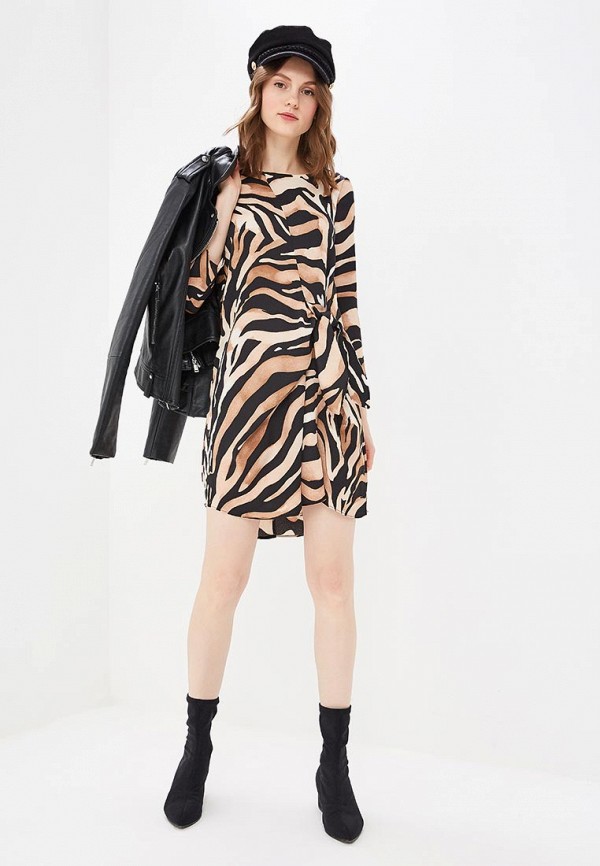 

Платье River Island; River Island RI004EWDZWX7, Бежевый