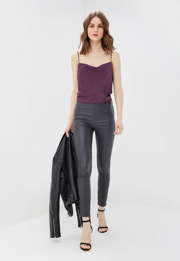 

Топ River Island; River Island RI004EWDZWY1, Фиолетовый