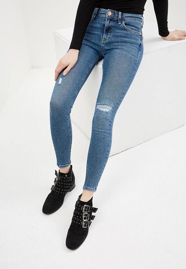 

Джинсы River Island, River Island RI004EWEFOC4, Синий