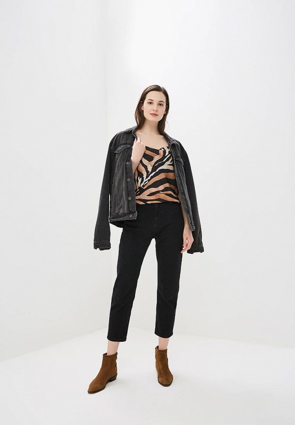 

Топ River Island; River Island RI004EWEFOC9, Коричневый