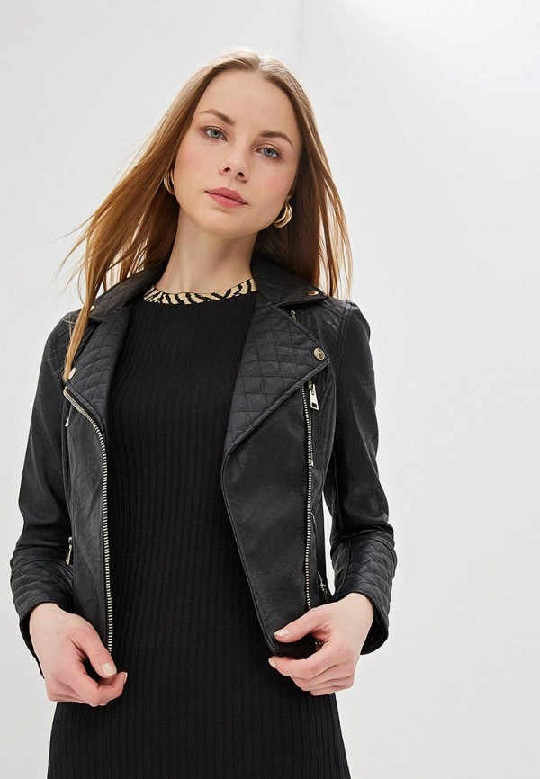 

Куртка кожаная River Island, Черный