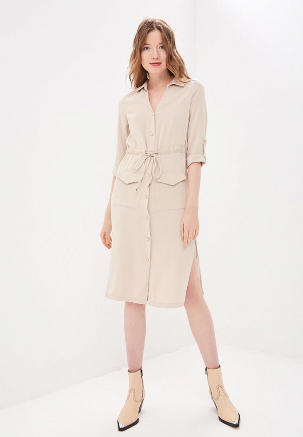 

Платье River Island; River Island RI004EWETHW7, Бежевый