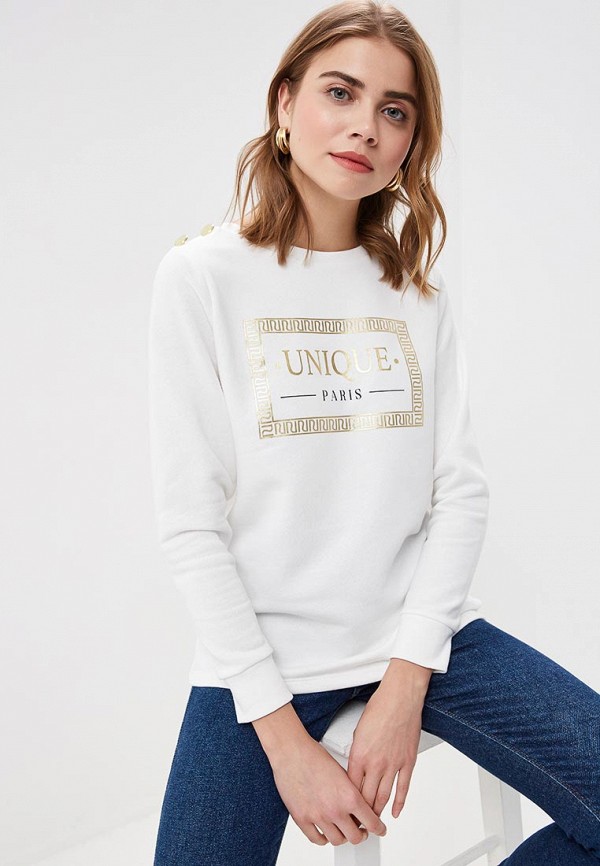 

Свитшот River Island, River Island RI004EWEXLX4, Белый