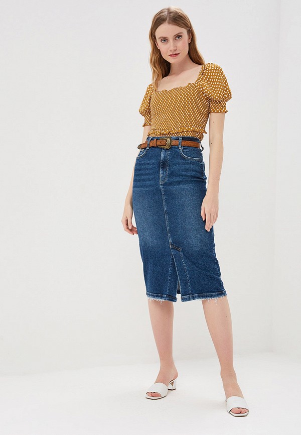 

Блуза River Island, Желтый, River Island RI004EWFBLI7