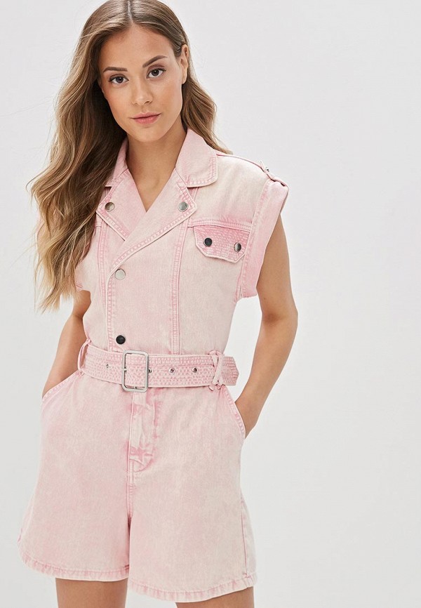 

Комбинезон джинсовый River Island, Розовый