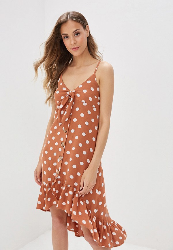 

Платье пляжное River Island, River Island RI004EWFFCU8, Коричневый