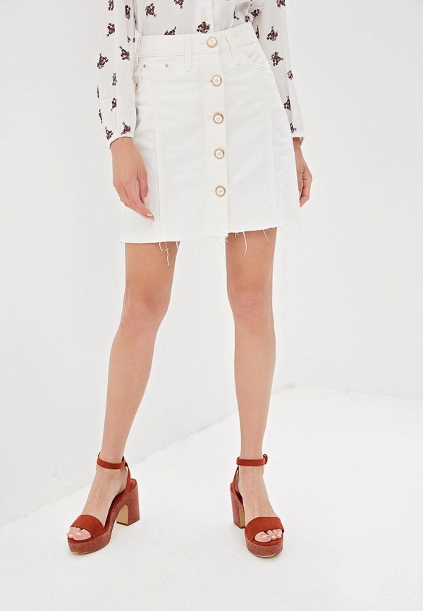 

Юбка джинсовая River Island, Белый