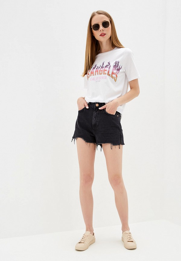 

Футболка River Island, Белый, WHITE PRINT