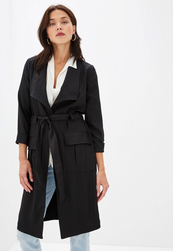 

Плащ River Island, Черный, River Island RI004EWFXVQ9
