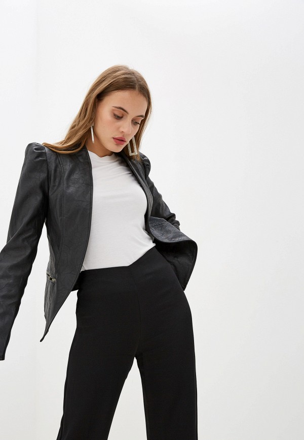 

Куртка кожаная River Island, Черный