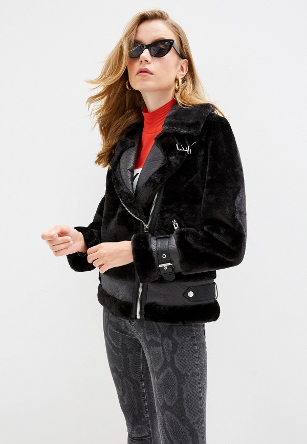 

Шуба River Island, Черный