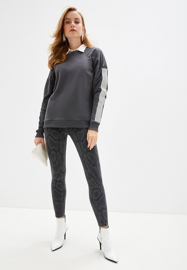 

Свитшот River Island, Серый, River Island RI004EWGSNV0