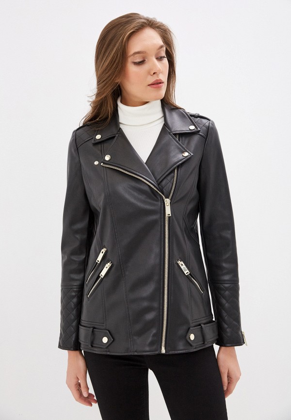 

Куртка кожаная River Island, Черный, River Island RI004EWIDSS2